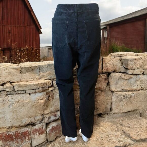 NYDJ Womens Jeans Black Velvet Ami Skinny Lift Tuck 5 Pocket Pants Size 12 - Picture 4 of 10